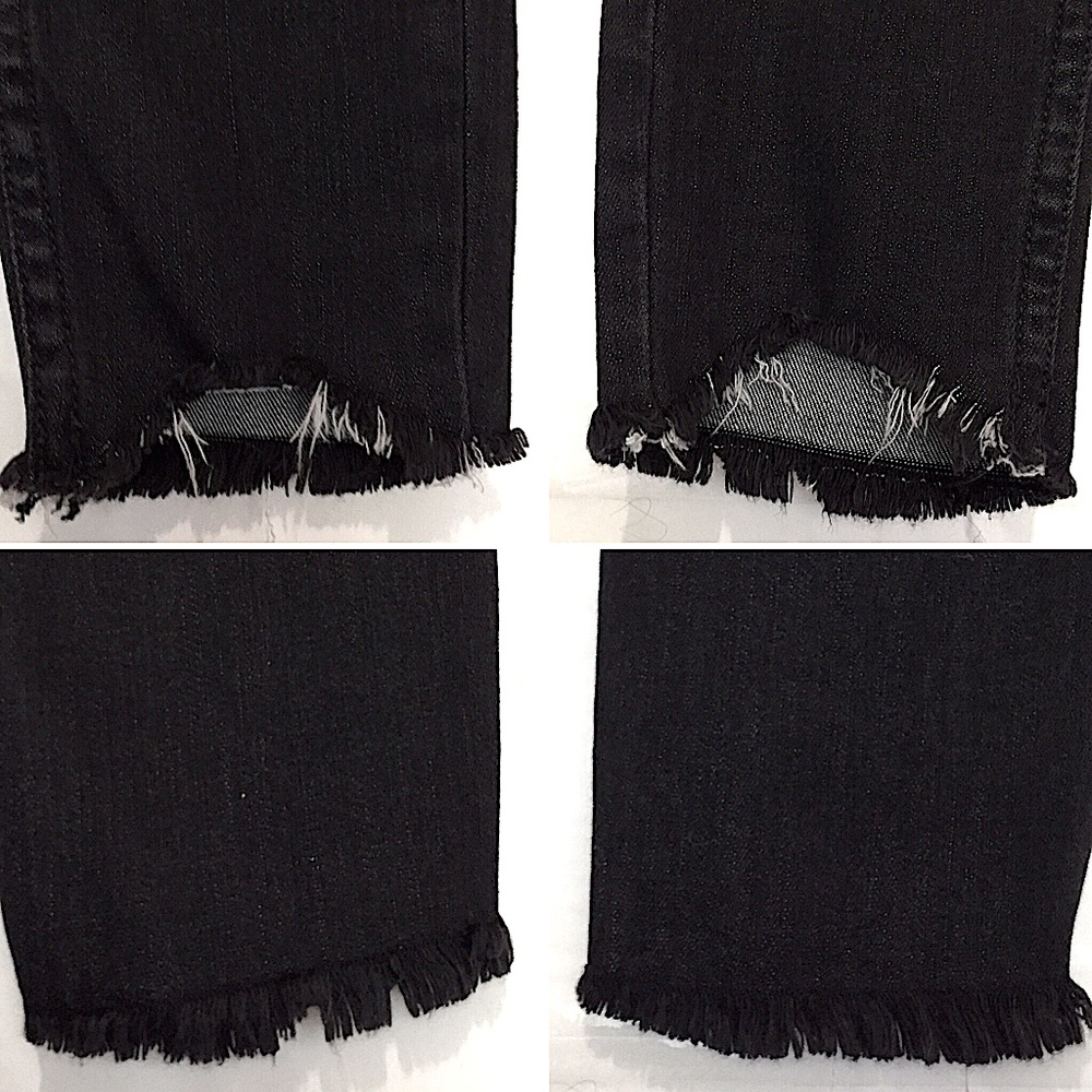 Free People Distressed Raw Hem Jeans - Picture 10 of 11